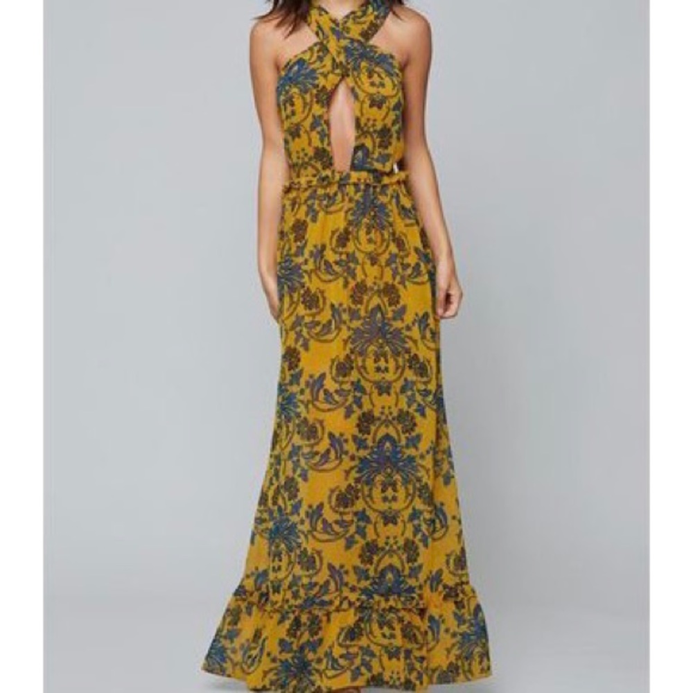bebe Crisscross Maxi Dress - Rebel Kingdom